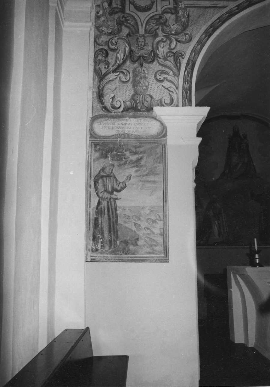 Sant'Antonio da Padova predica ai pesci (dipinto, elemento d'insieme) - ambito piemontese (inizio sec. XVIII)