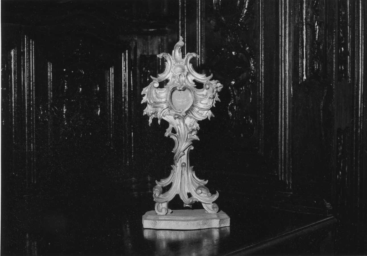 reliquiario - a ostensorio, opera isolata - bottega biellese (metà sec. XVIII)