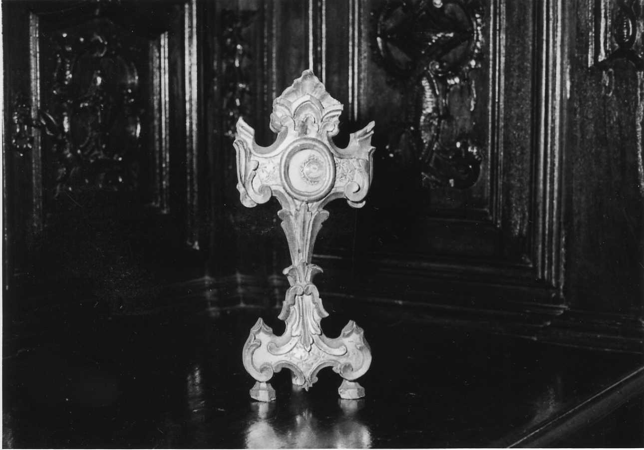reliquiario - a ostensorio, opera isolata - bottega biellese (prima metà sec. XVIII)