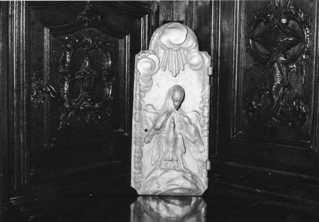 pellicano (sportello di tabernacolo, opera isolata) - bottega biellese (sec. XVIII)