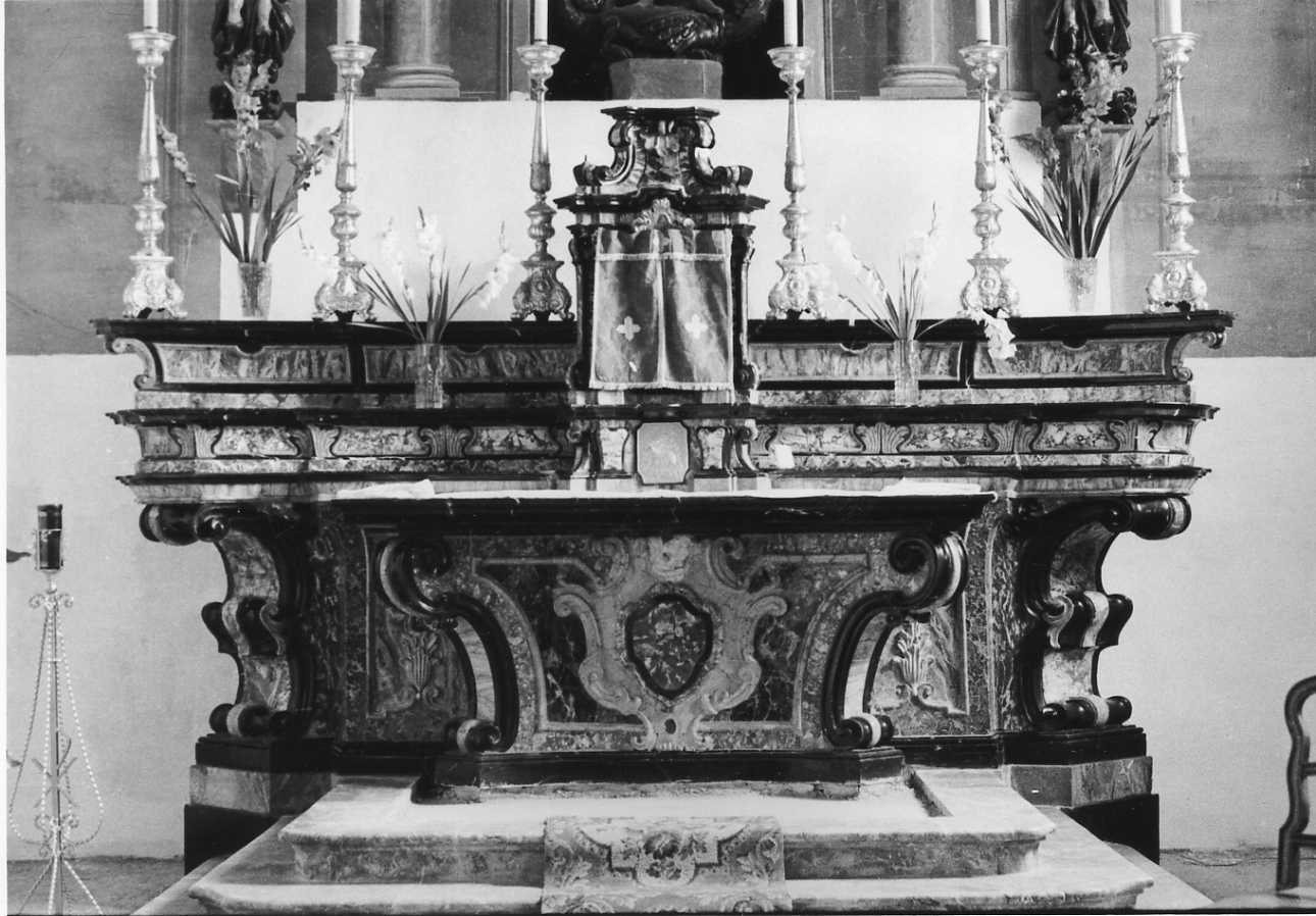 altare maggiore, opera isolata - bottega biellese (fine sec. XVIII)