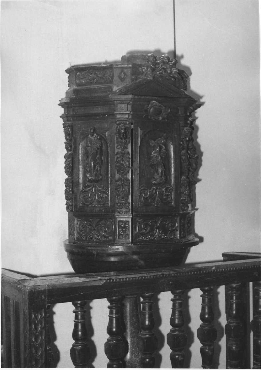 coperchio del fonte battesimale, opera isolata - bottega biellese (fine sec. XVII)