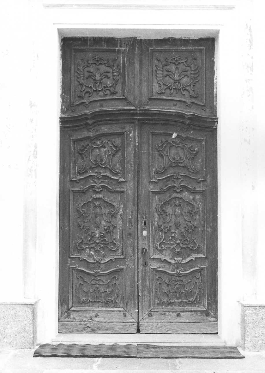 portale maggiore, opera isolata - bottega piemontese (prima metà sec. XVIII)