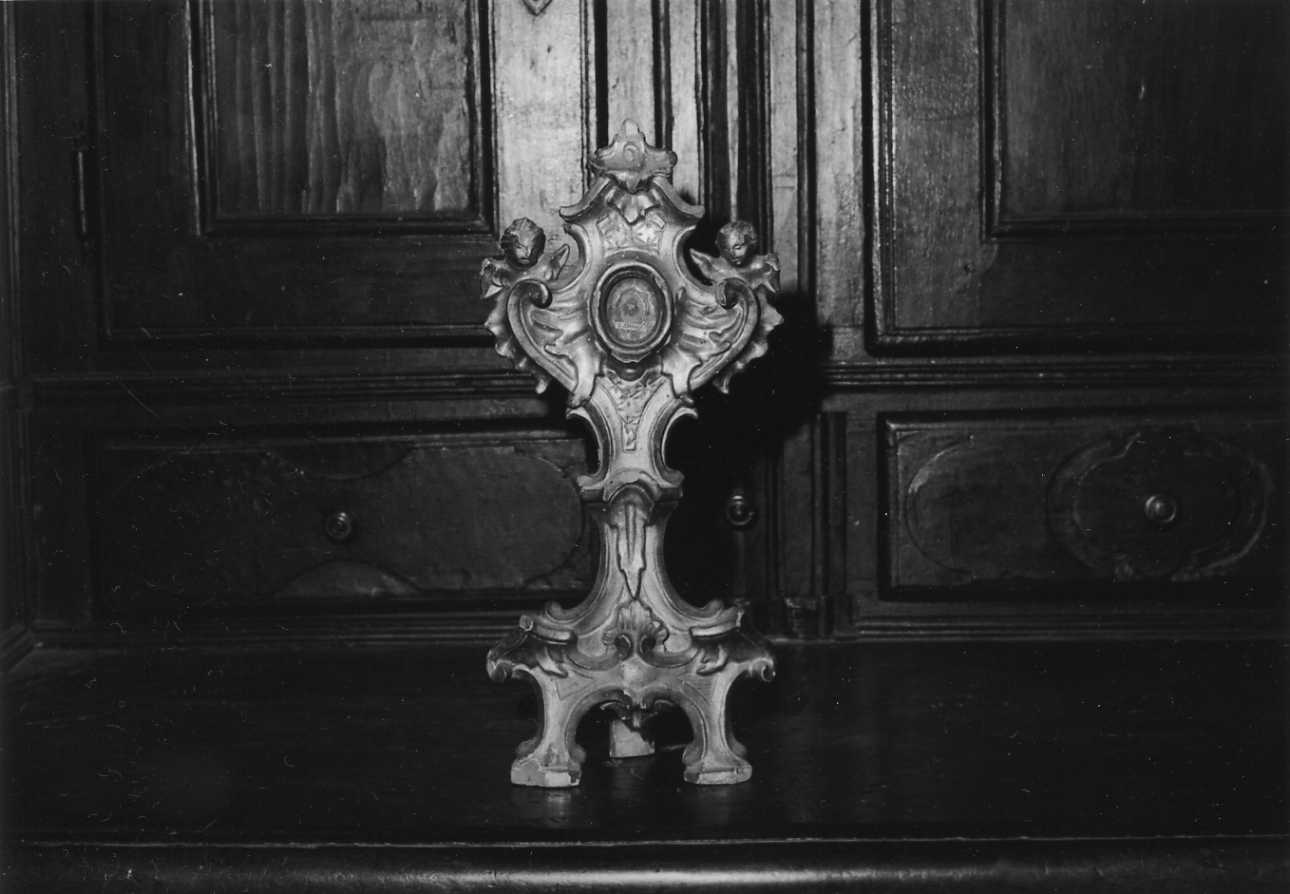 reliquiario - a ostensorio, opera isolata - bottega biellese (prima metà sec. XVIII)