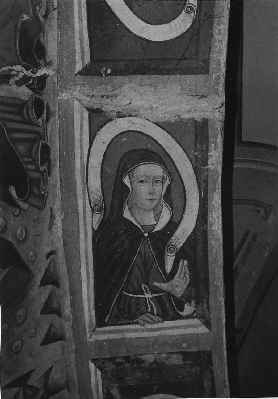 figure allegoriche femminili (dipinto, elemento d'insieme) di De Bosis Daniele (attribuito) (inizio sec. XVI)