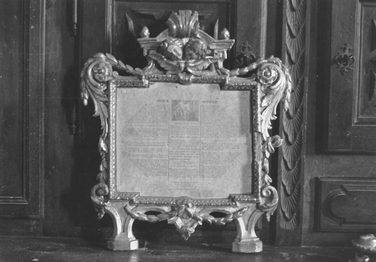 cartagloria, serie - bottega biellese (seconda metà sec. XVIII)