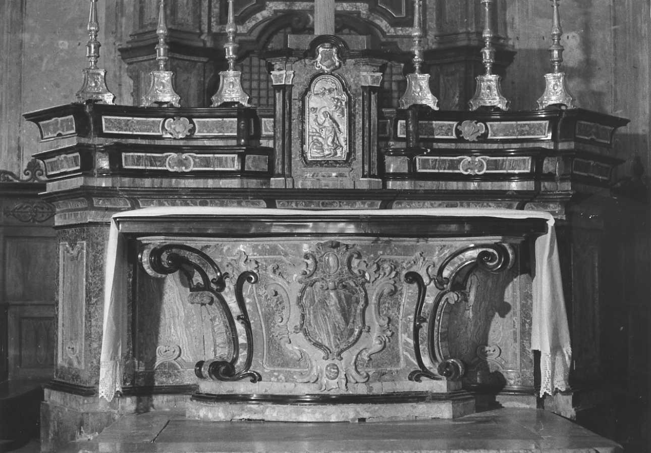 Santa Chiara (altare maggiore, opera isolata) - bottega piemontese (prima metà sec. XVII)