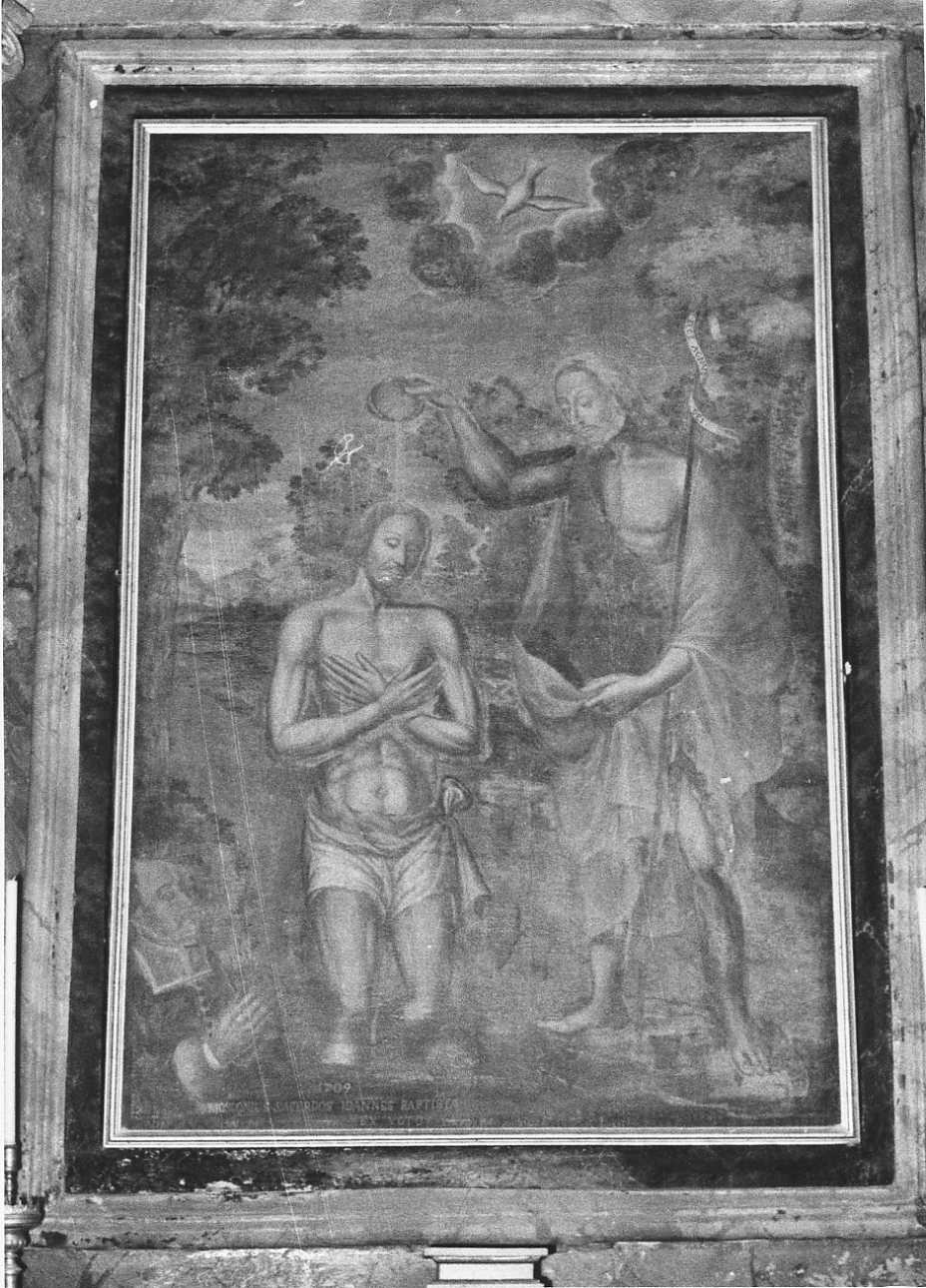 battesimo di Cristo (dipinto, opera isolata) - ambito piemontese (inizio sec. XVIII)