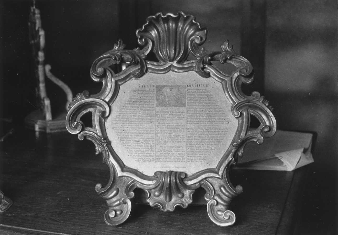 cartagloria, opera isolata - bottega piemontese (seconda metà sec. XVIII)