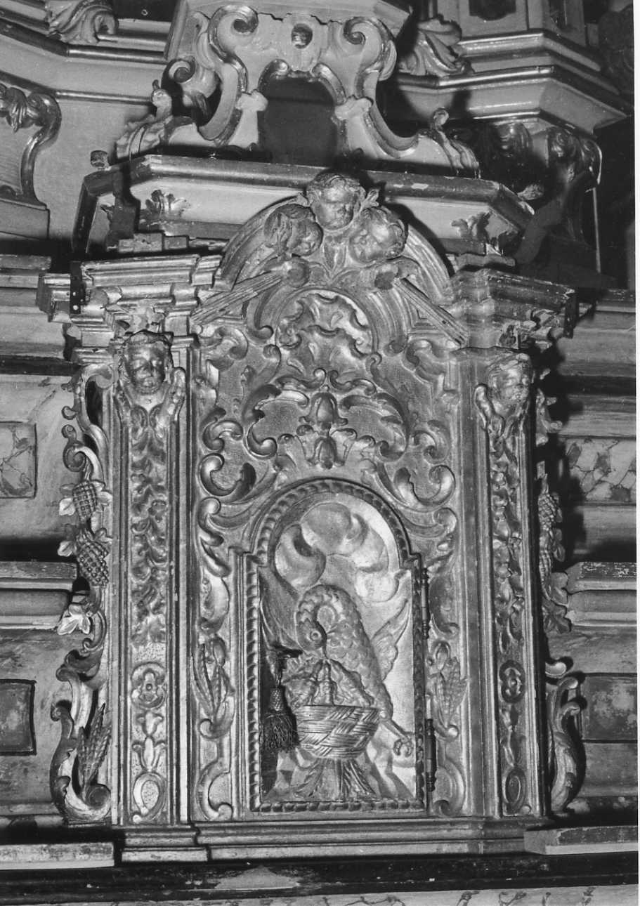 pellicano (tabernacolo, opera isolata) - bottega biellese (sec. XVIII)