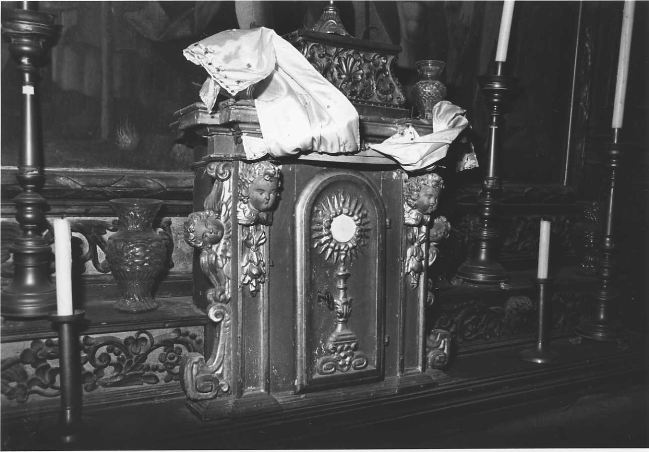 ostensorio (tabernacolo, opera isolata) - bottega piemontese (sec. XVII)