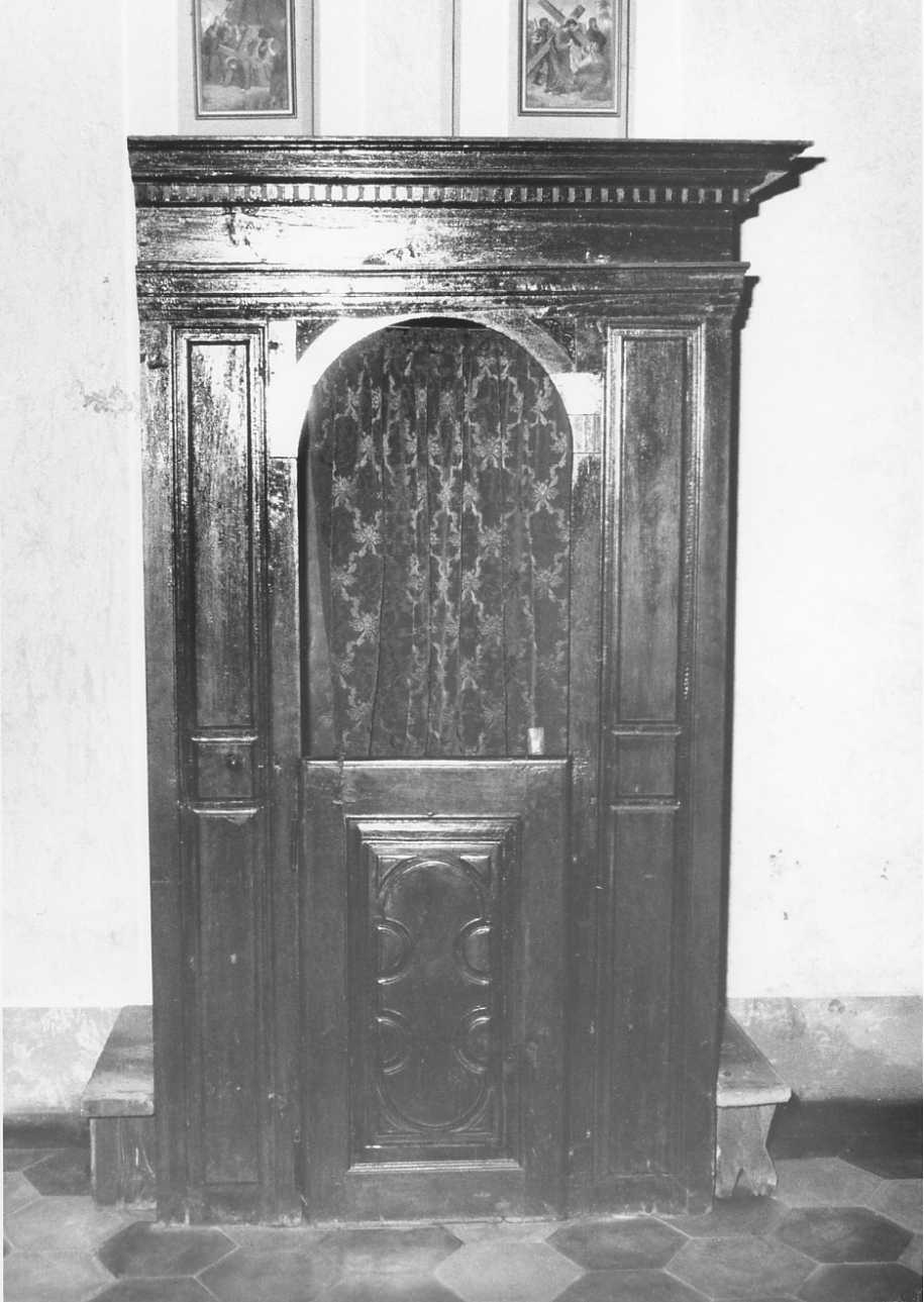 confessionale, opera isolata - bottega biellese (sec. XVII, sec. XIX)