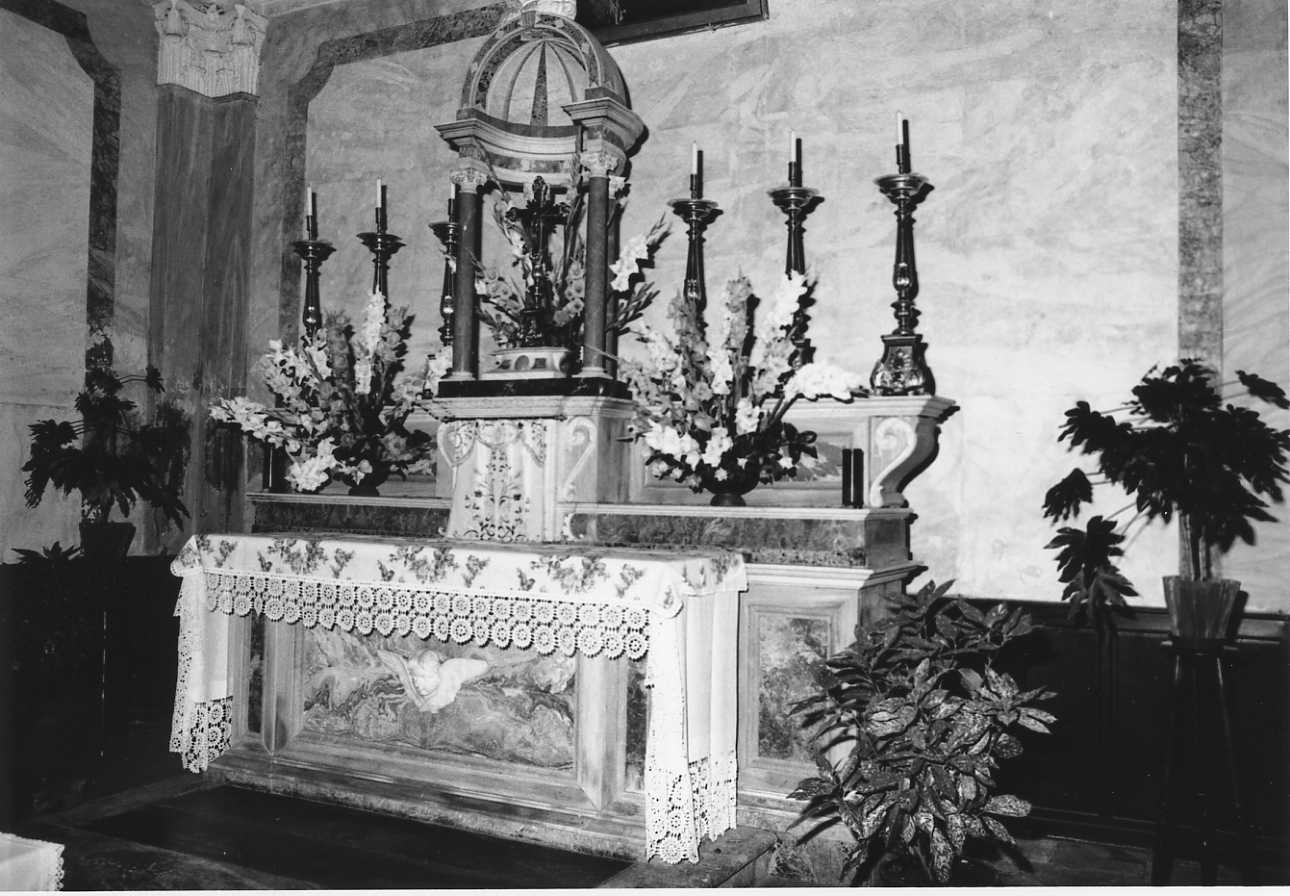 altare maggiore, opera isolata di Catella (bottega) (sec. XIX)