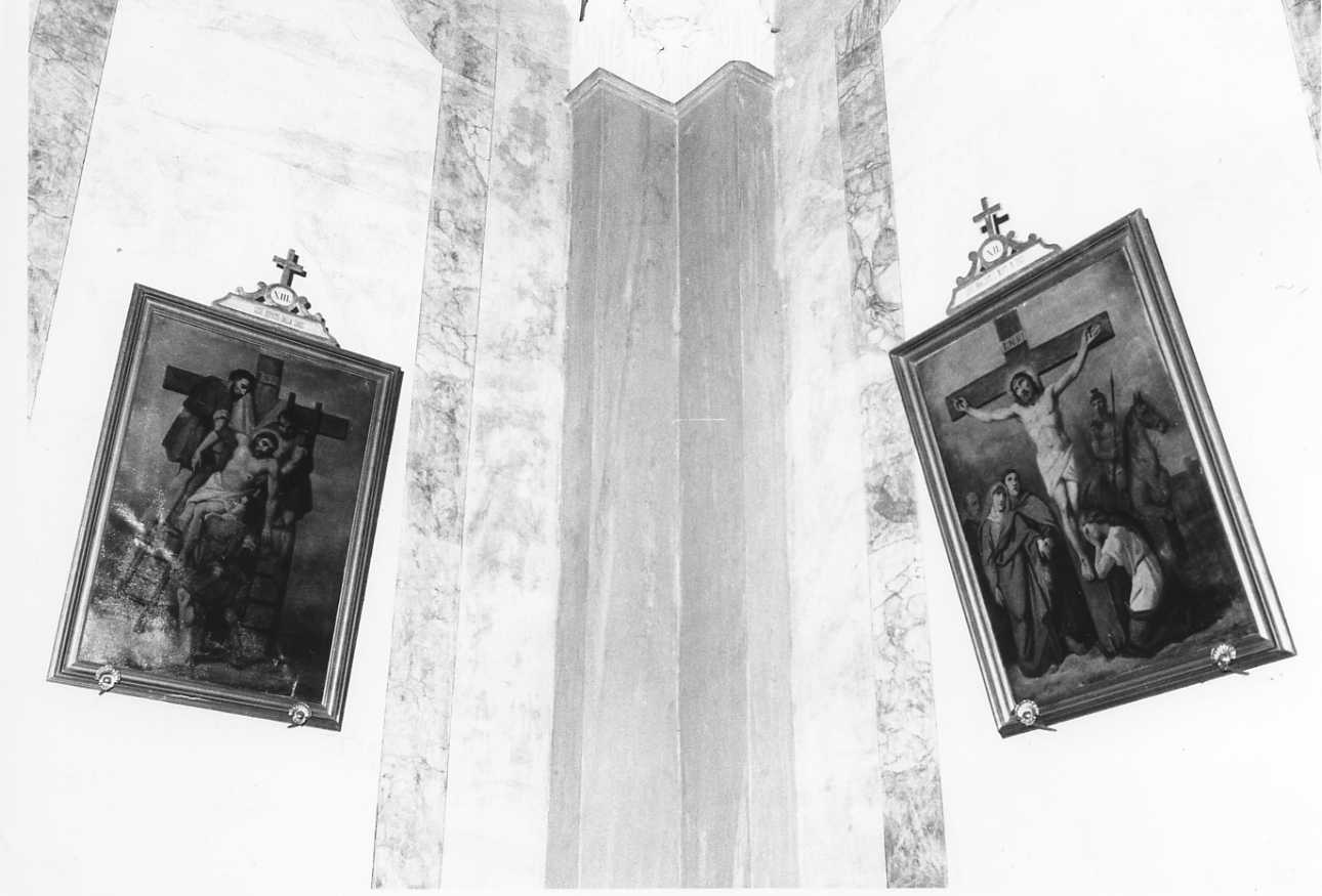 stazione XIII: Gesù deposto dalla croce (dipinto) - ambito piemontese (sec. XIX)