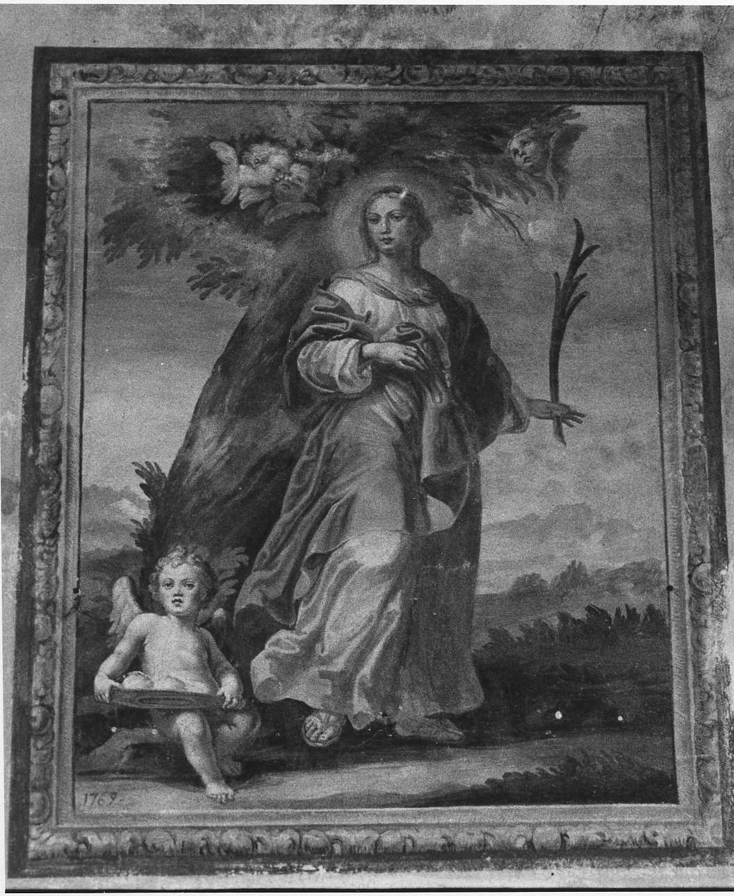 Sant'Agata (dipinto, opera isolata) - ambito piemontese (terzo quarto sec. XVIII)