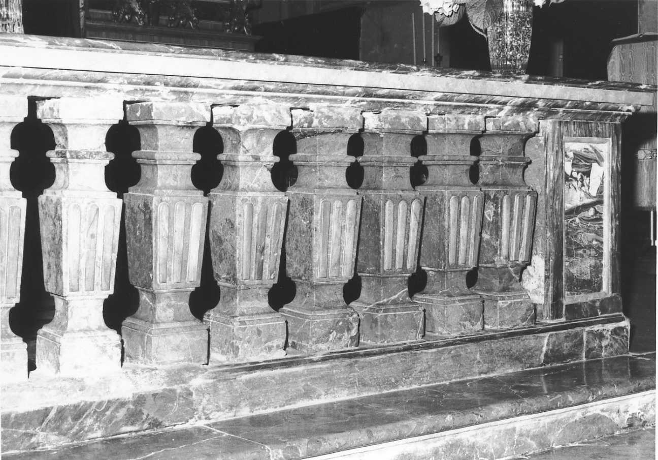 balaustrata di altare, coppia - bottega piemontese (sec. XVIII)