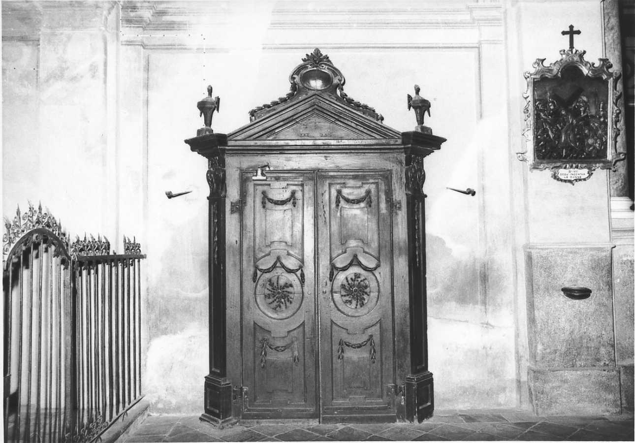 porta - a due battenti, coppia - bottega piemontese (seconda metà sec. XVIII)