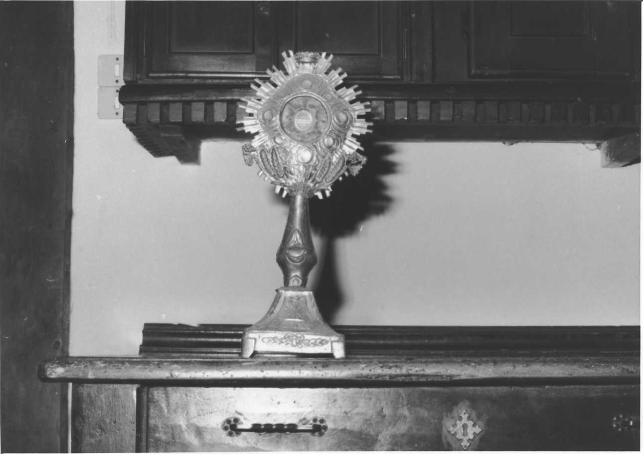 simbolo tripartito della Trinità (reliquiario - a ostensorio, opera isolata) - bottega piemontese (primo quarto sec. XX)