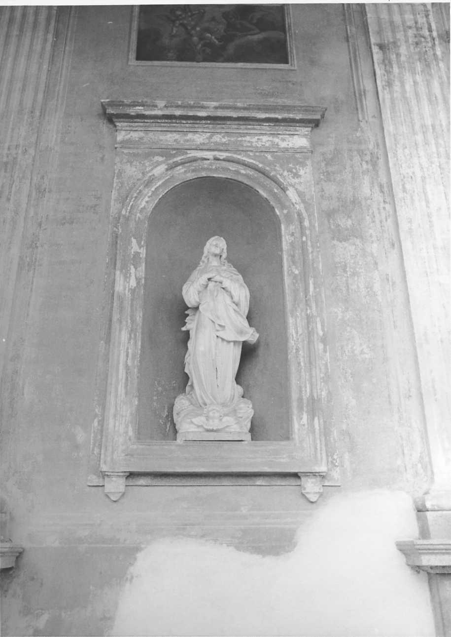 Maria Vergine (statua, opera isolata) - bottega piemontese (sec. XVIII)