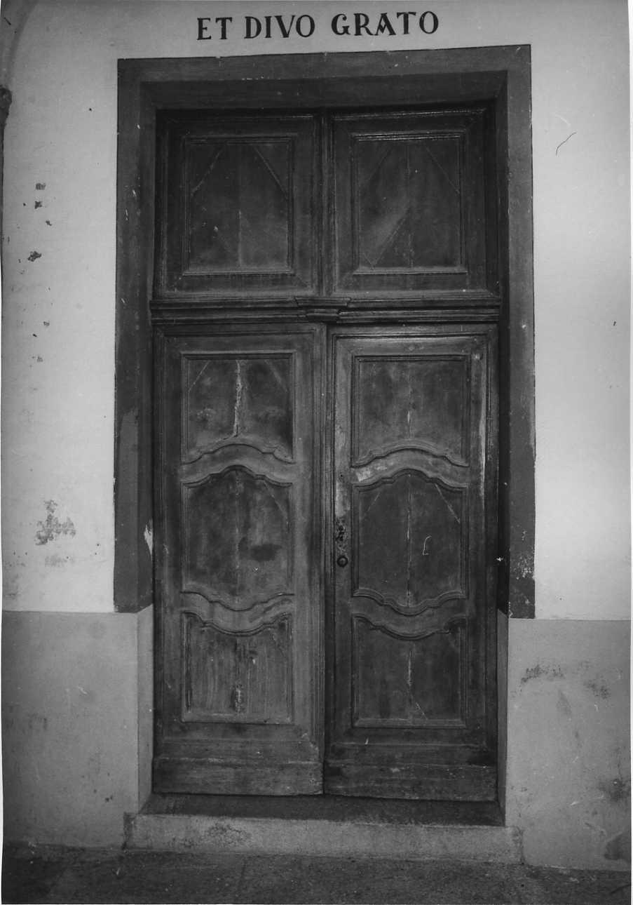 portale maggiore, opera isolata - bottega piemontese (terzo quarto sec. XVIII)