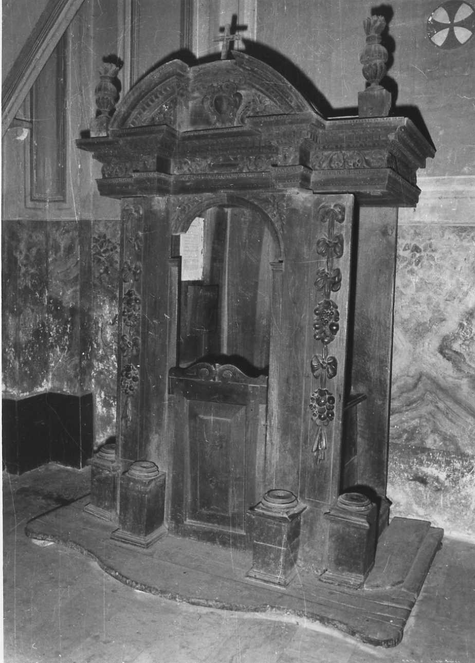 confessionale, opera isolata - bottega biellese (sec. XIX)