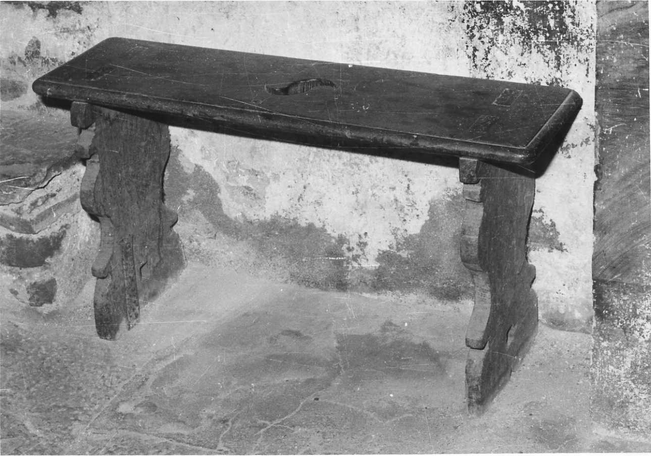 panca, coppia - bottega biellese (sec. XIX)