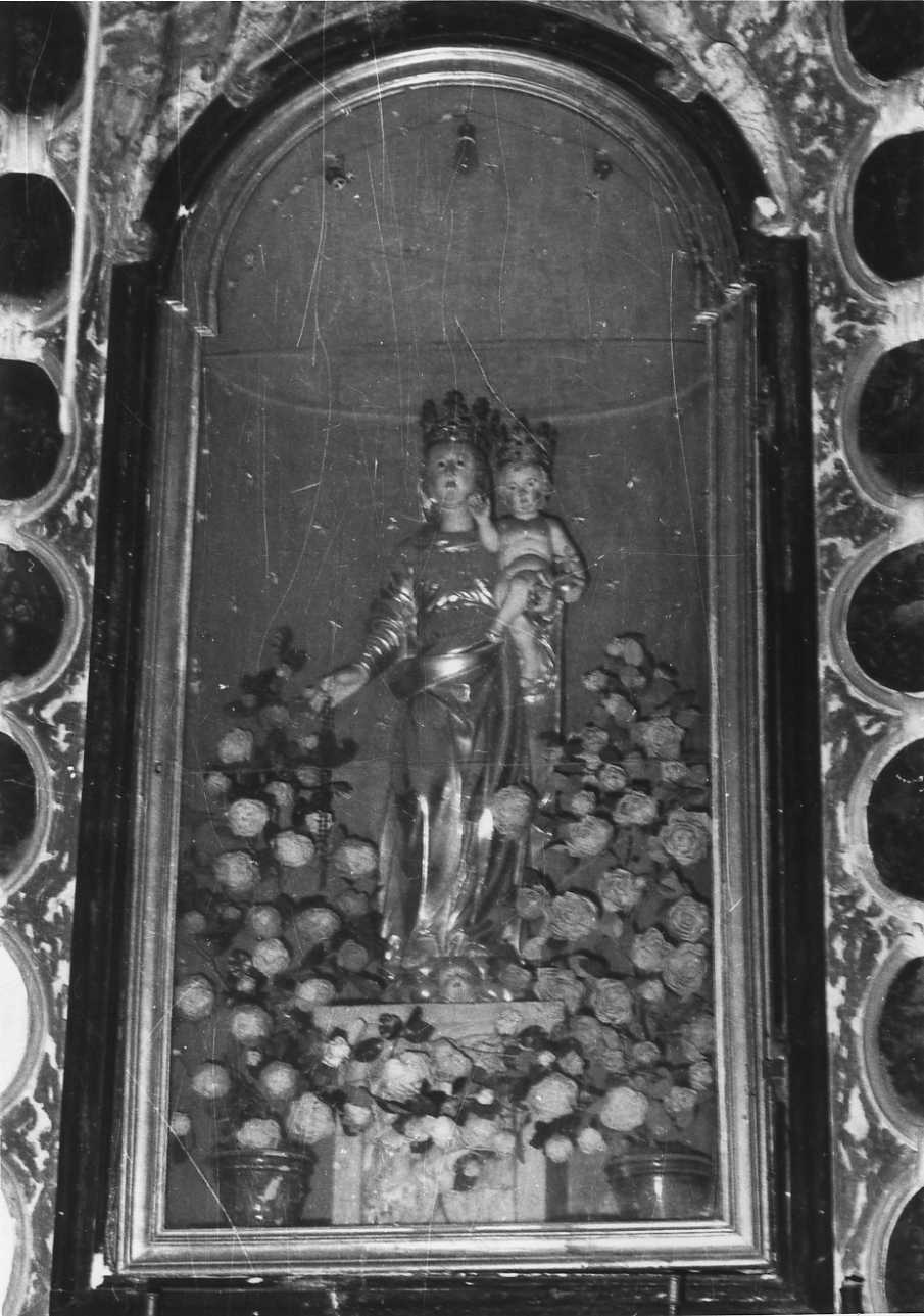 Madonna del Rosario (statua, opera isolata) - bottega biellese (sec. XVIII)