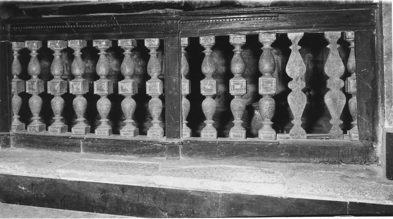 balaustrata di altare, coppia - bottega biellese (sec. XIX)