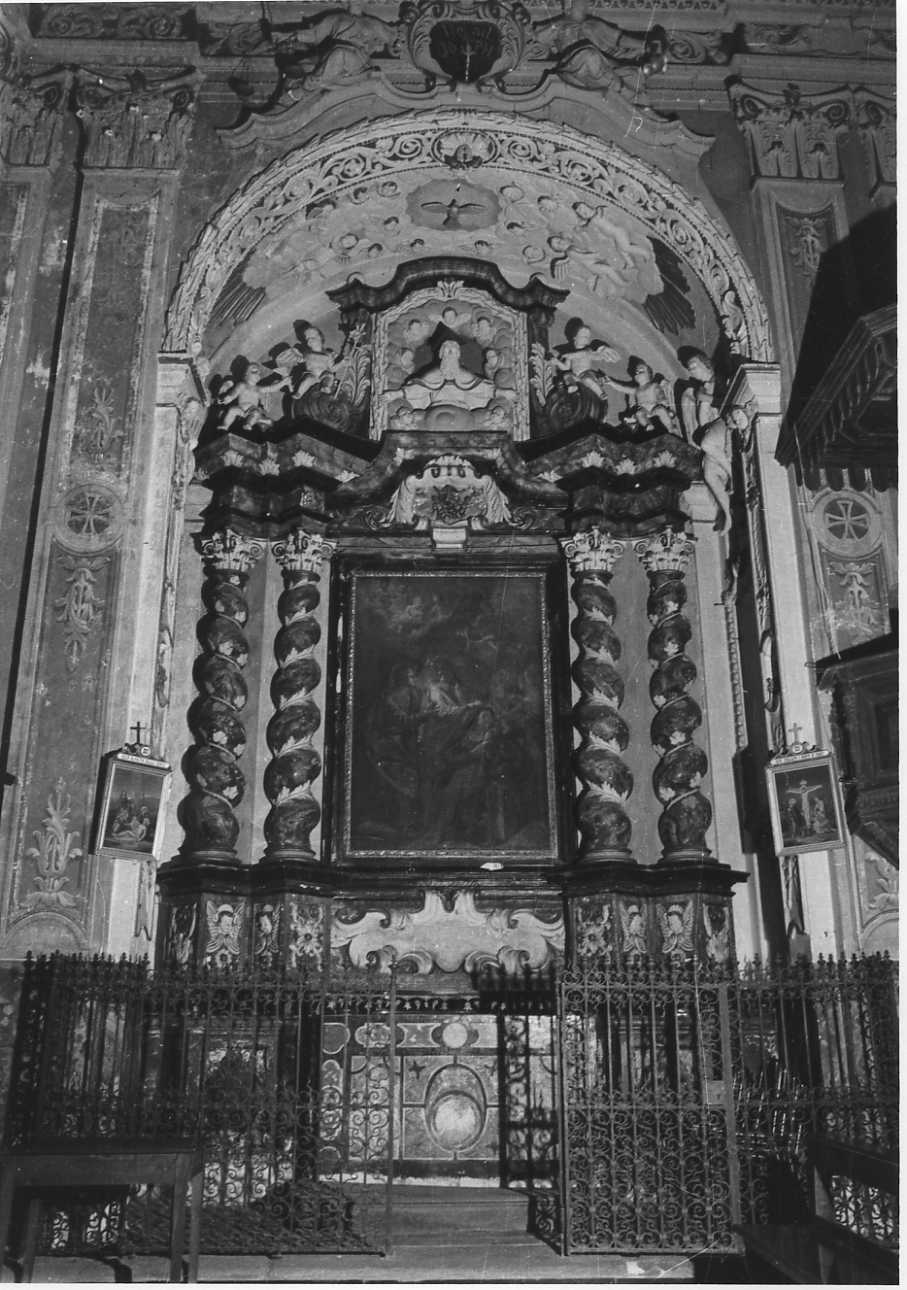 Dio Padre, colomba dello Spirito Santo e angeli (altare, opera isolata) - bottega biellese (sec. XVIII)