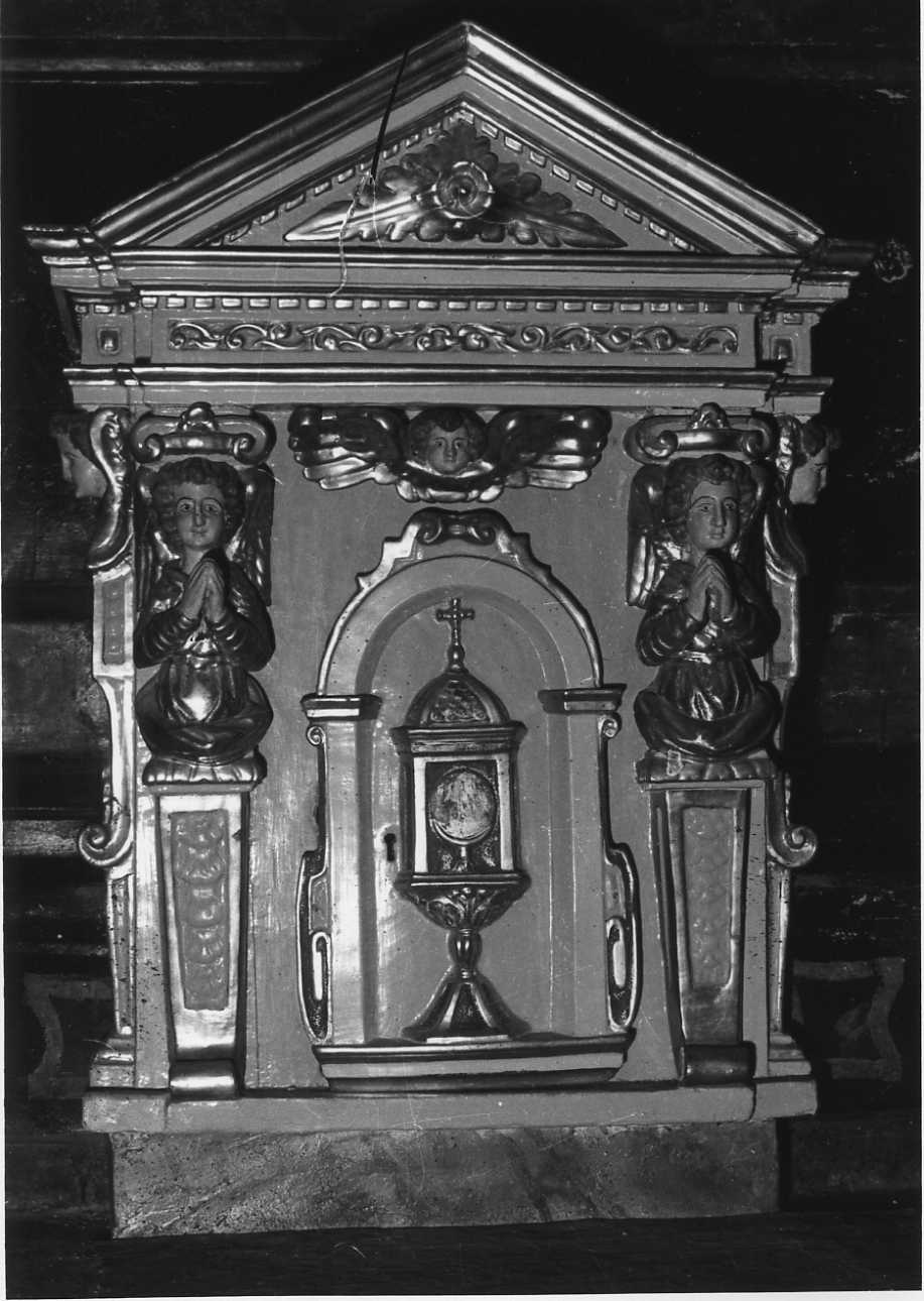 ostensorio (tabernacolo, opera isolata) - bottega biellese (sec. XIX)