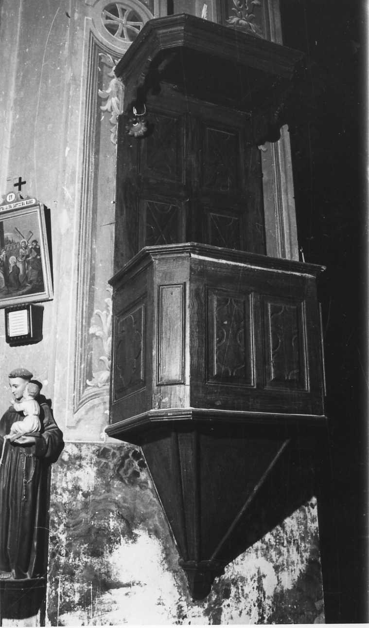 pulpito, opera isolata - bottega biellese (sec. XVIII)