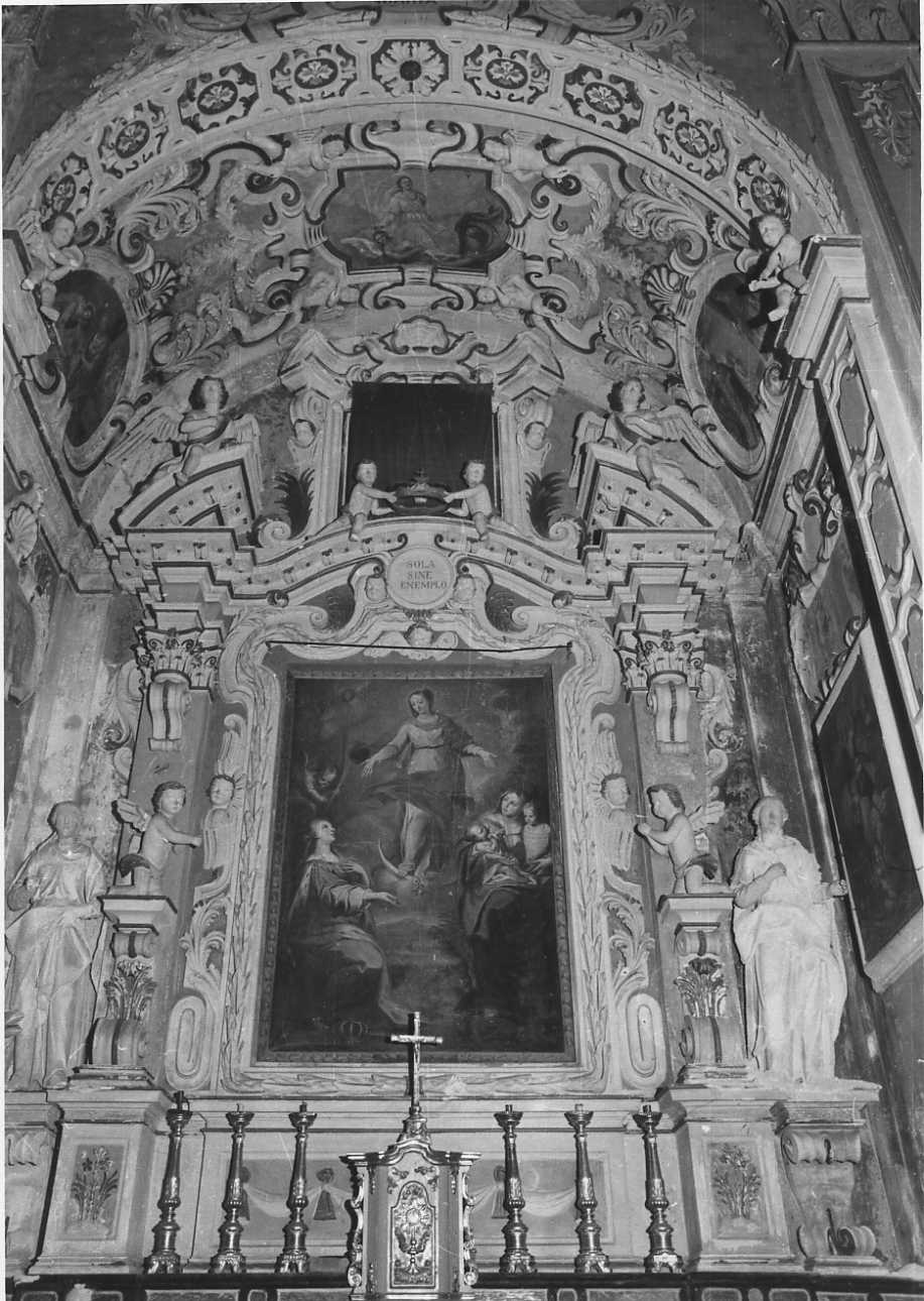 episodi della vita di Maria Vergine (decorazione plastico-pittorica, opera isolata) - bottega biellese (sec. XIX)