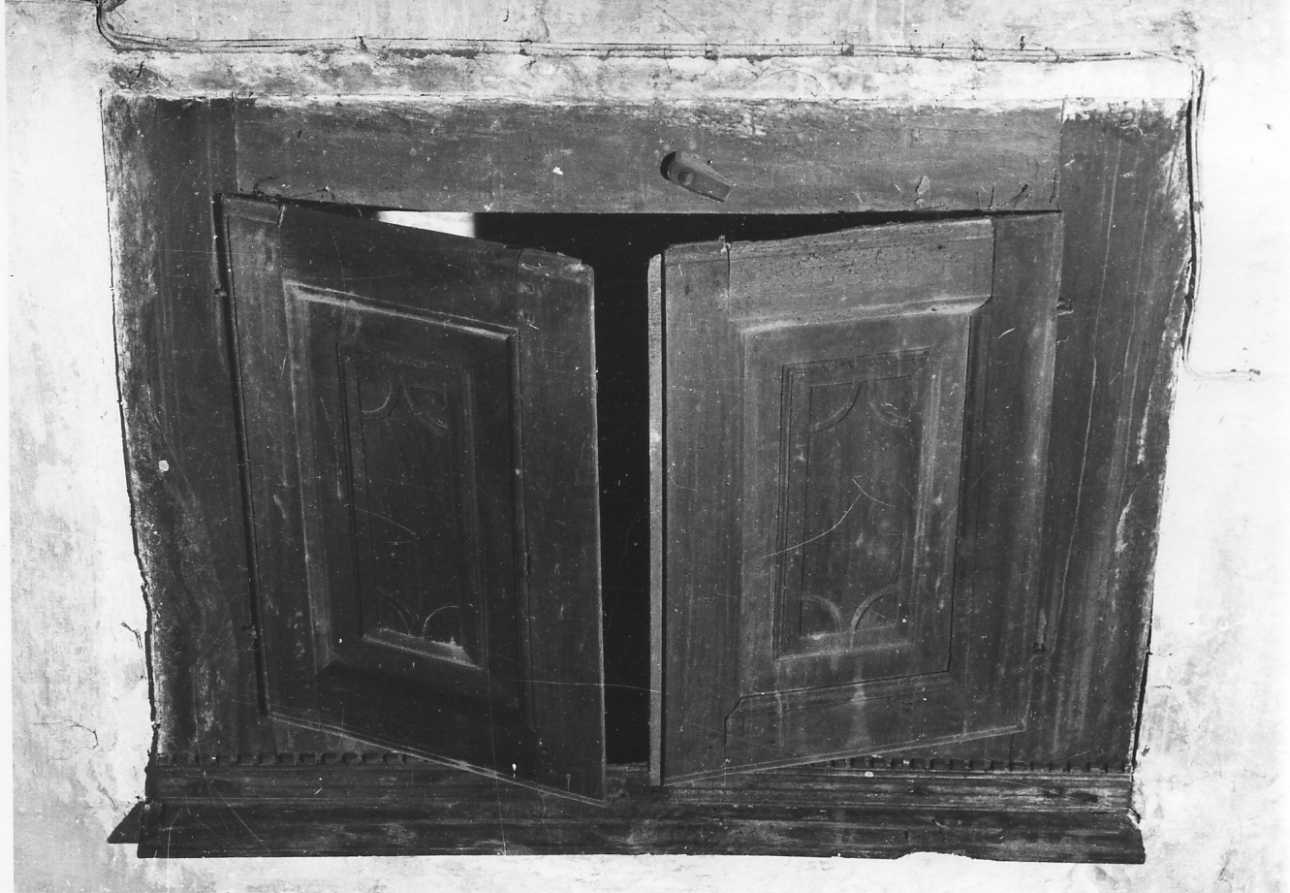 stipo - a muro, opera isolata - bottega biellese (sec. XVII)