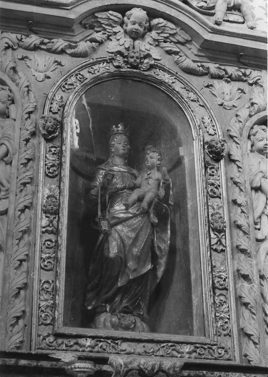 Madonna del Carmelo (statua, opera isolata) - bottega biellese (sec. XVIII)