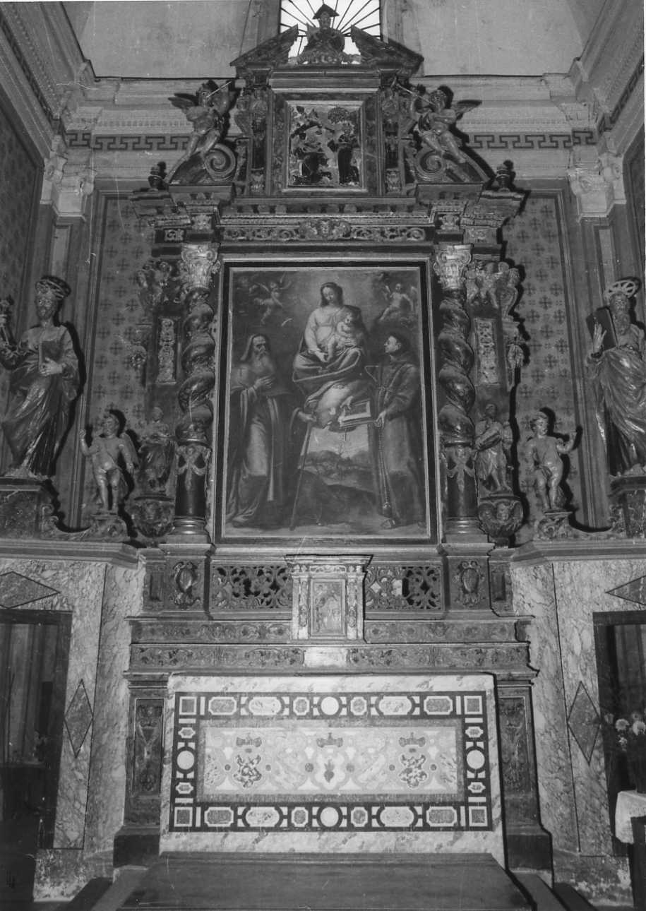 altare maggiore, opera isolata - bottega biellese (sec. XVIII)