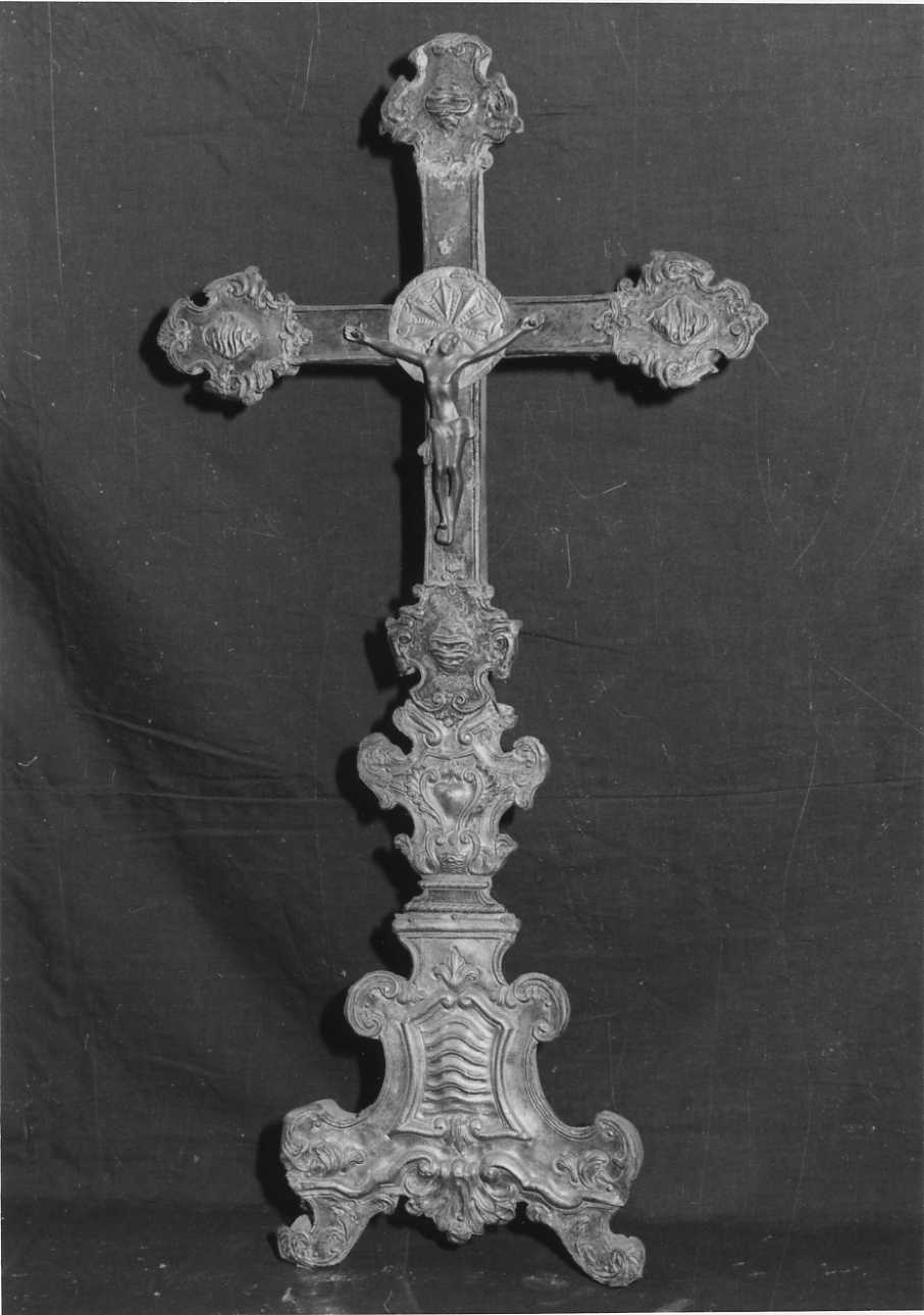 Cristo crocifisso (croce d'altare, opera isolata) - bottega biellese (sec. XIX)