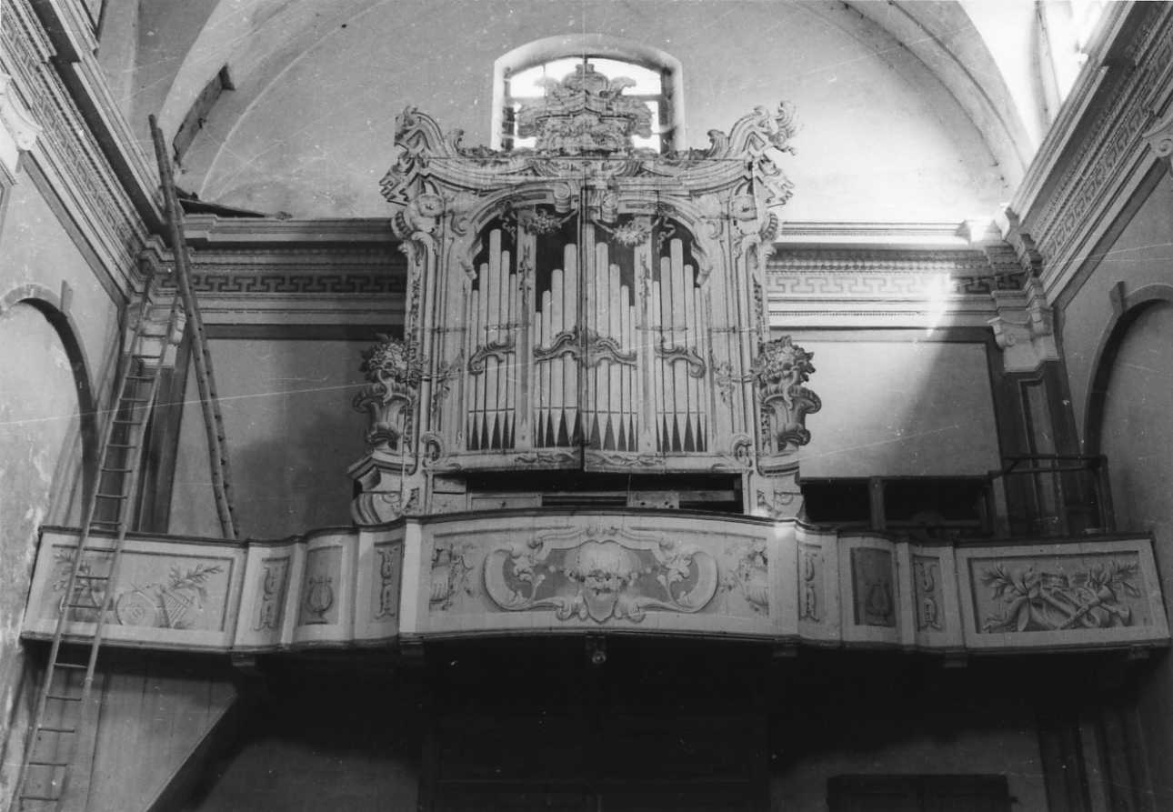 organo (cassa d'organo, opera isolata) - bottega biellese (sec. XVIII)