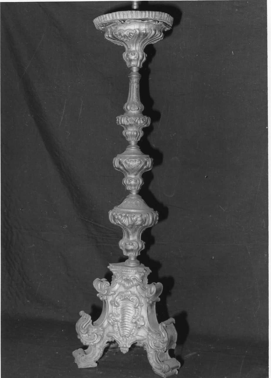 candelabro, serie - bottega biellese (sec. XVIII)