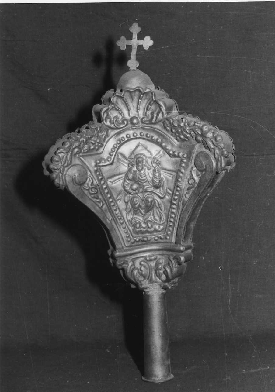 Dio Padre benedicente (emblema di confraternita, opera isolata) - bottega biellese (sec. XVIII)