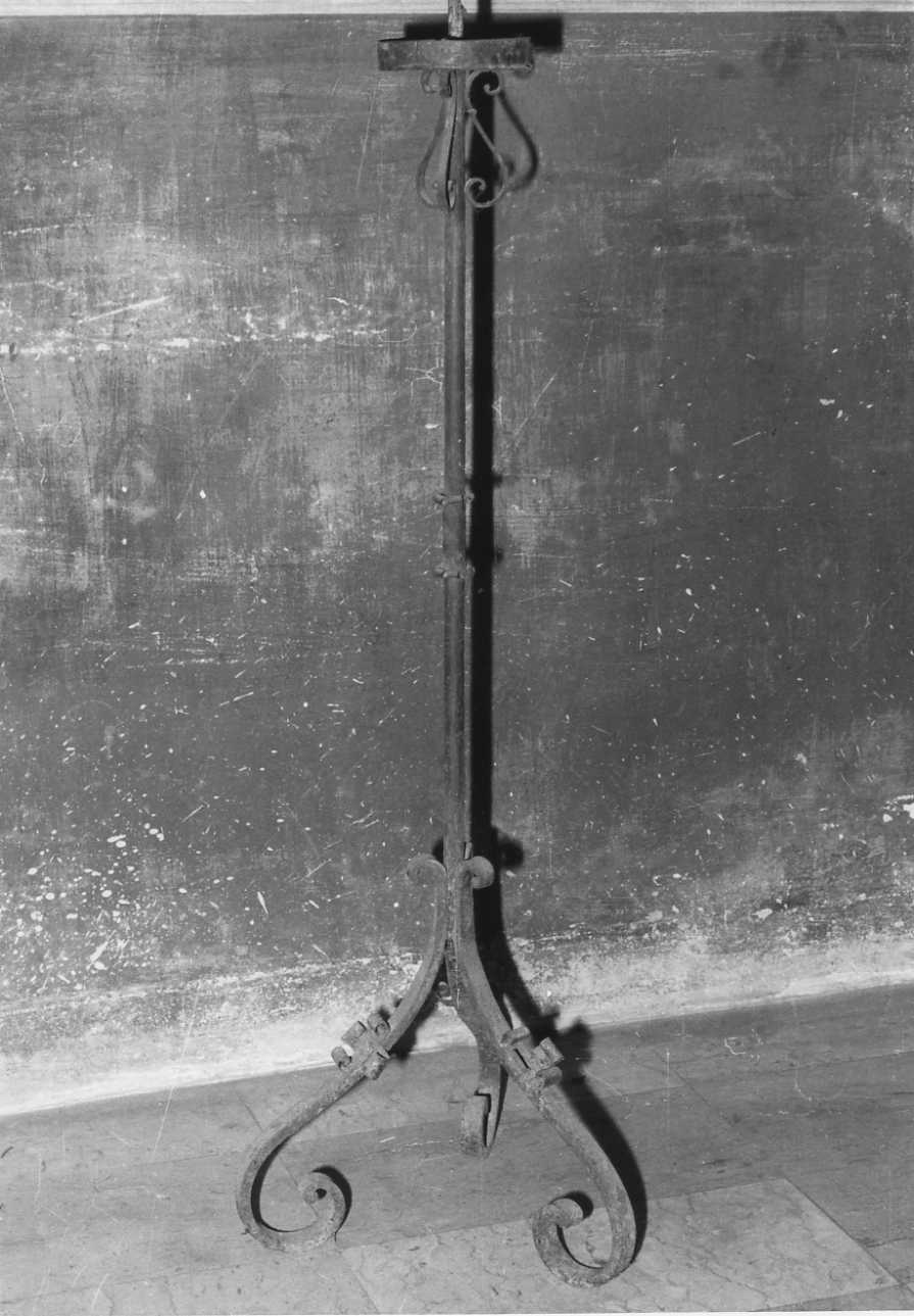 candelabro, serie - bottega biellese (sec. XIX)