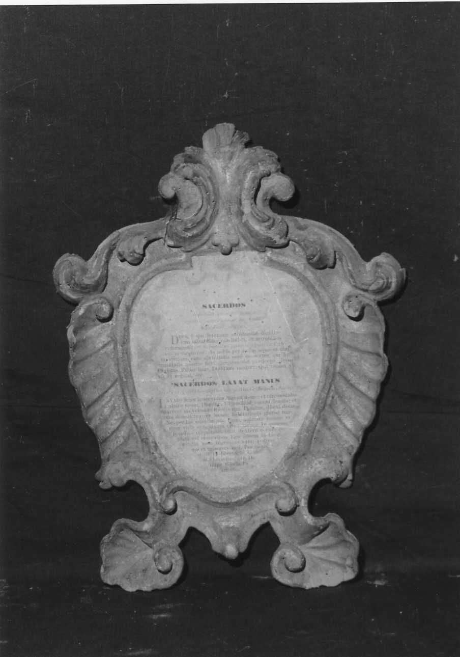 cartagloria, opera isolata - bottega biellese (sec. XVIII)