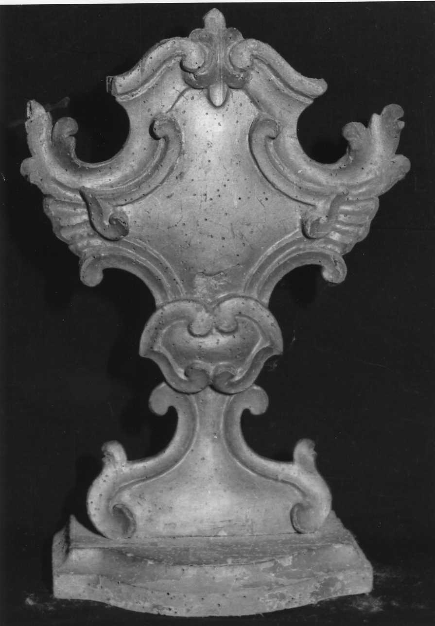 vaso d'altare per composizione floreale, opera isolata - bottega biellese (sec. XIX)