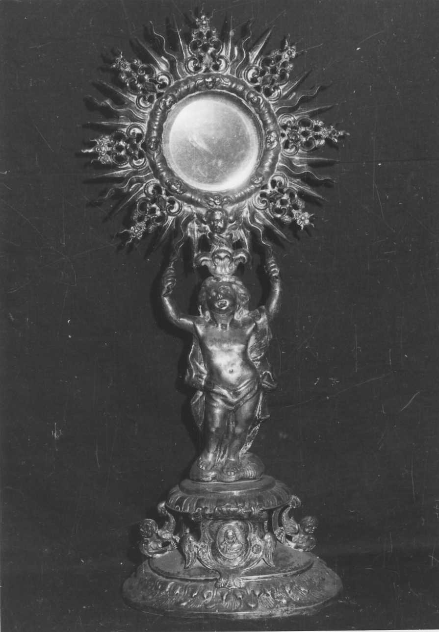 Cristo (ostensorio - a raggiera, opera isolata) - bottega biellese (sec. XIX)