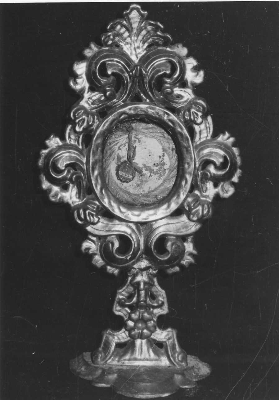 reliquiario - a ostensorio, opera isolata - bottega biellese (sec. XVIII)