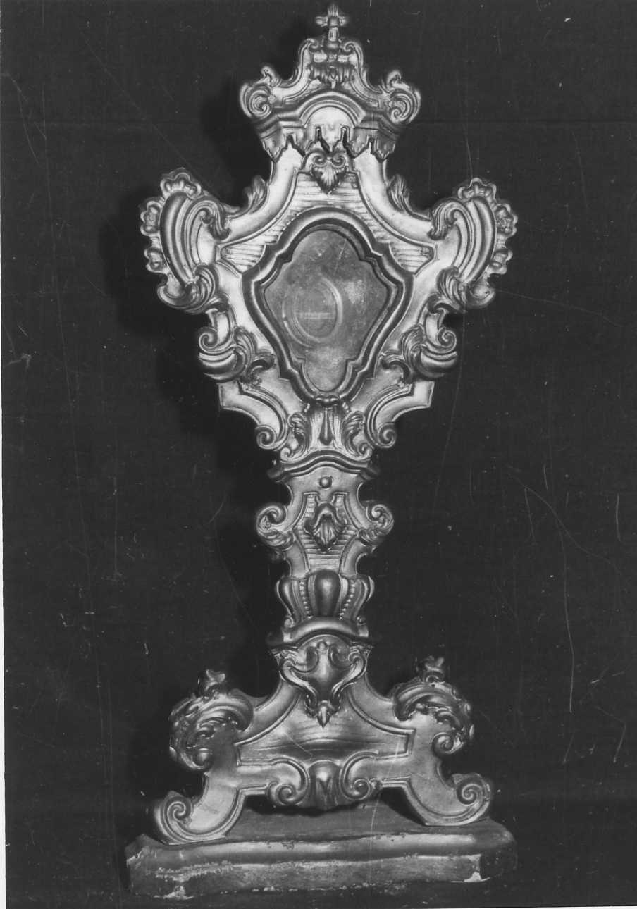 reliquiario - a ostensorio, opera isolata - bottega biellese (sec. XIX)