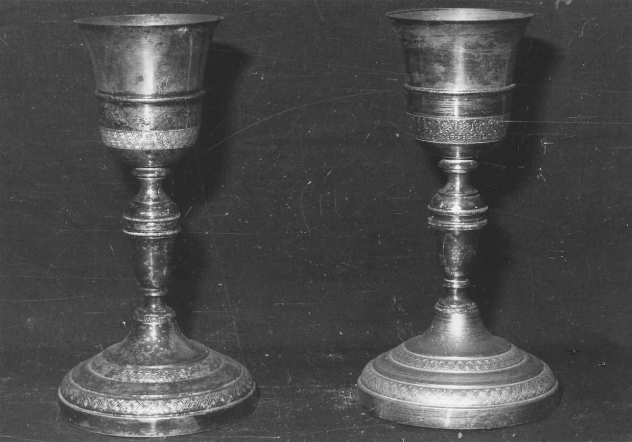 calice, coppia - bottega piemontese (primo quarto sec. XX)