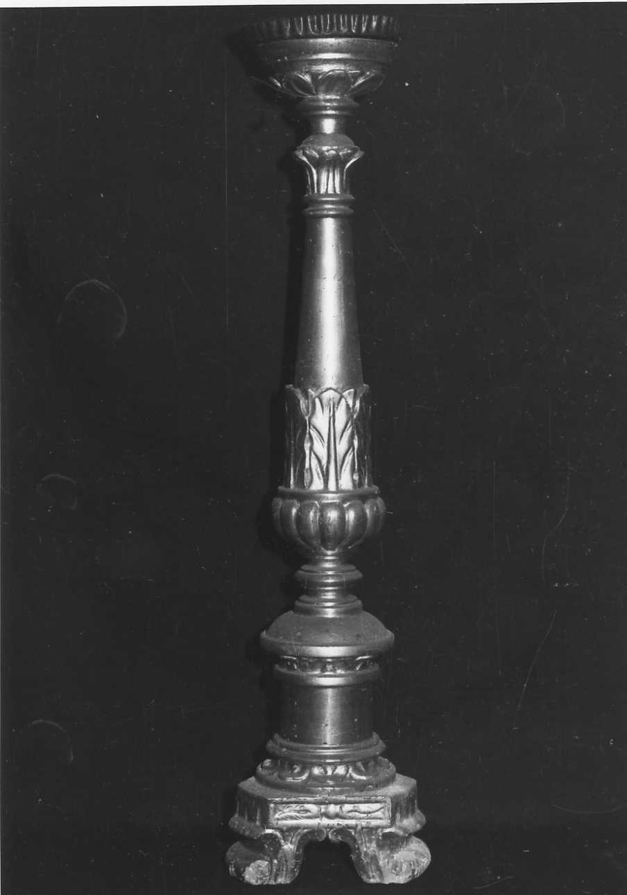 candelabro, opera isolata - bottega biellese (prima metà sec. XIX)