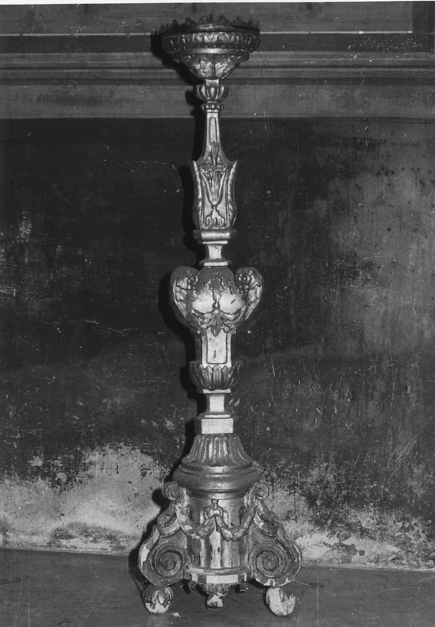 candelabro, coppia - bottega biellese (sec. XIX)