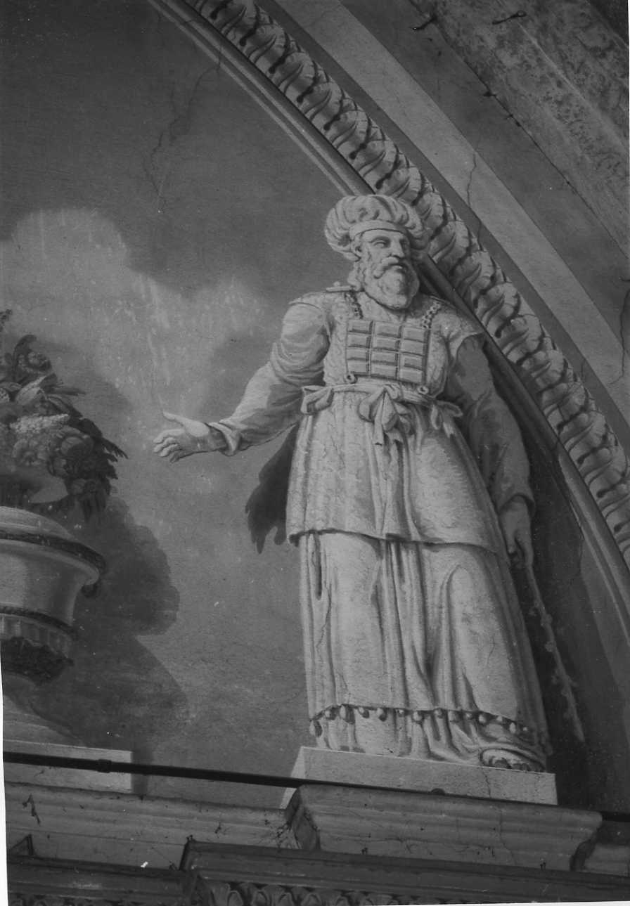 episodi dell'Antico e del Nuovo Testamento, profeti (decorazione pittorica, complesso decorativo) di Zerbino Giacomo (metà sec. XIX)