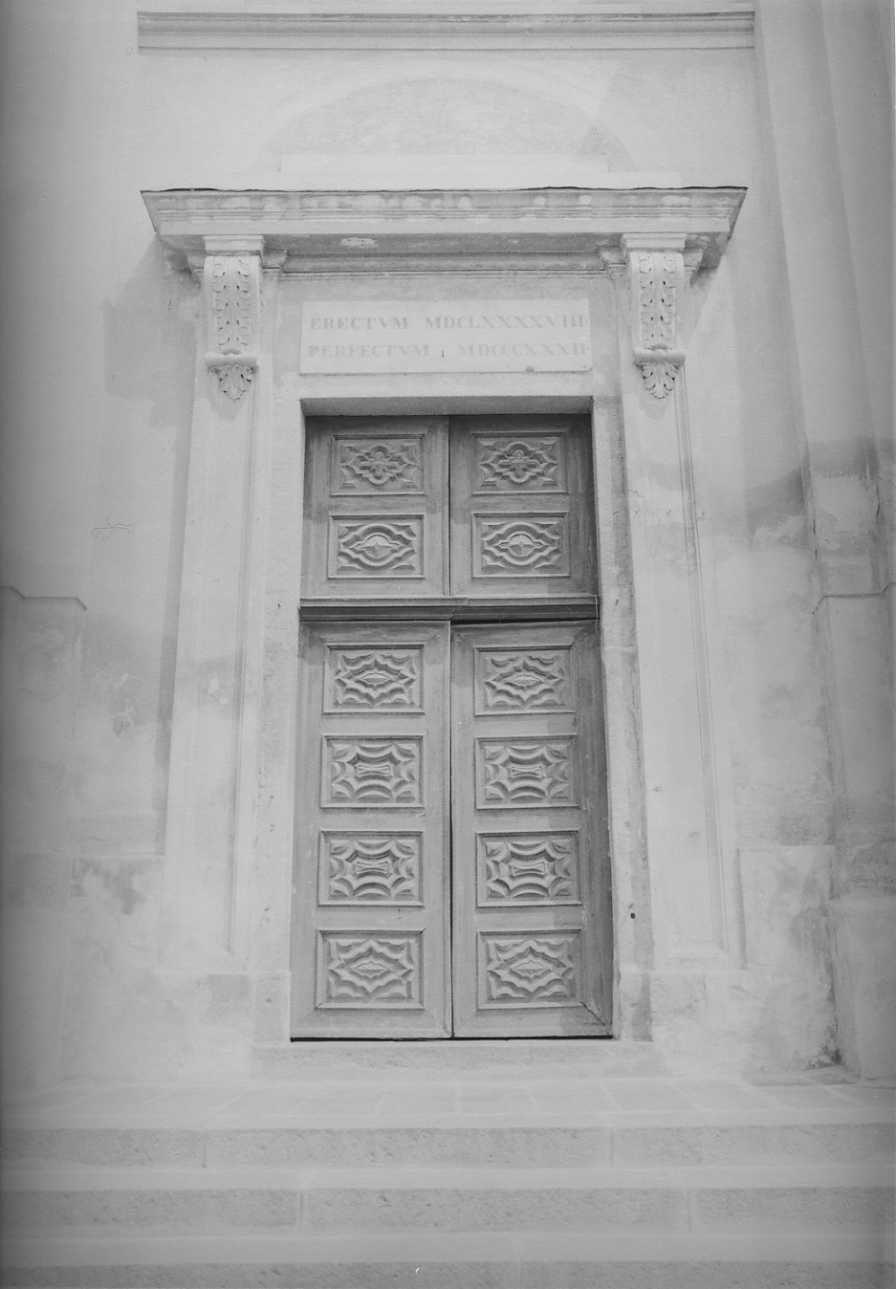 portale maggiore, opera isolata di Argentero Michelangelo (sec. XVIII)